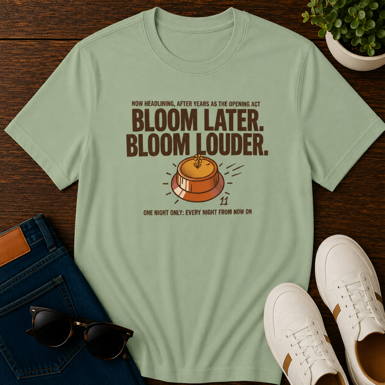 Bloom Later Bloom Louder Women's T-Shirt