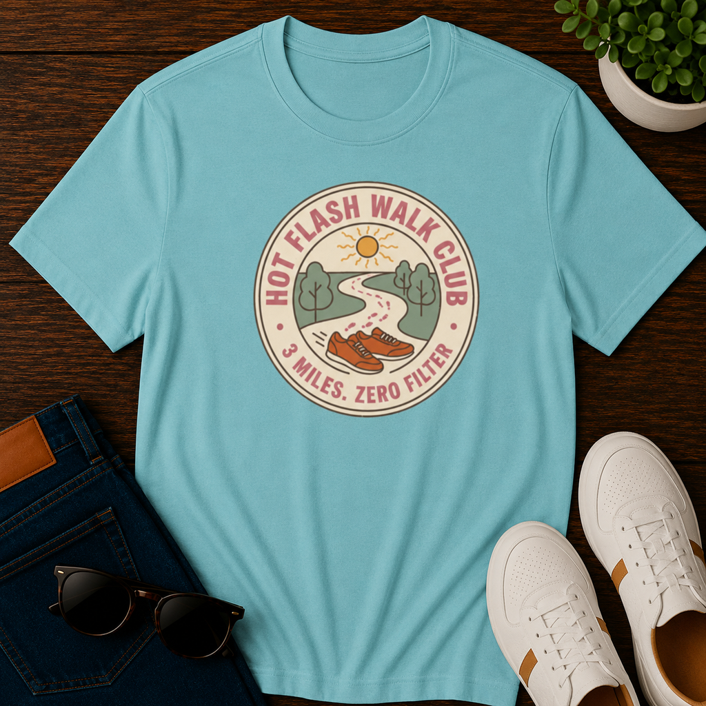 Hot Flash Walk Club Women's Relaxed T-Shirt