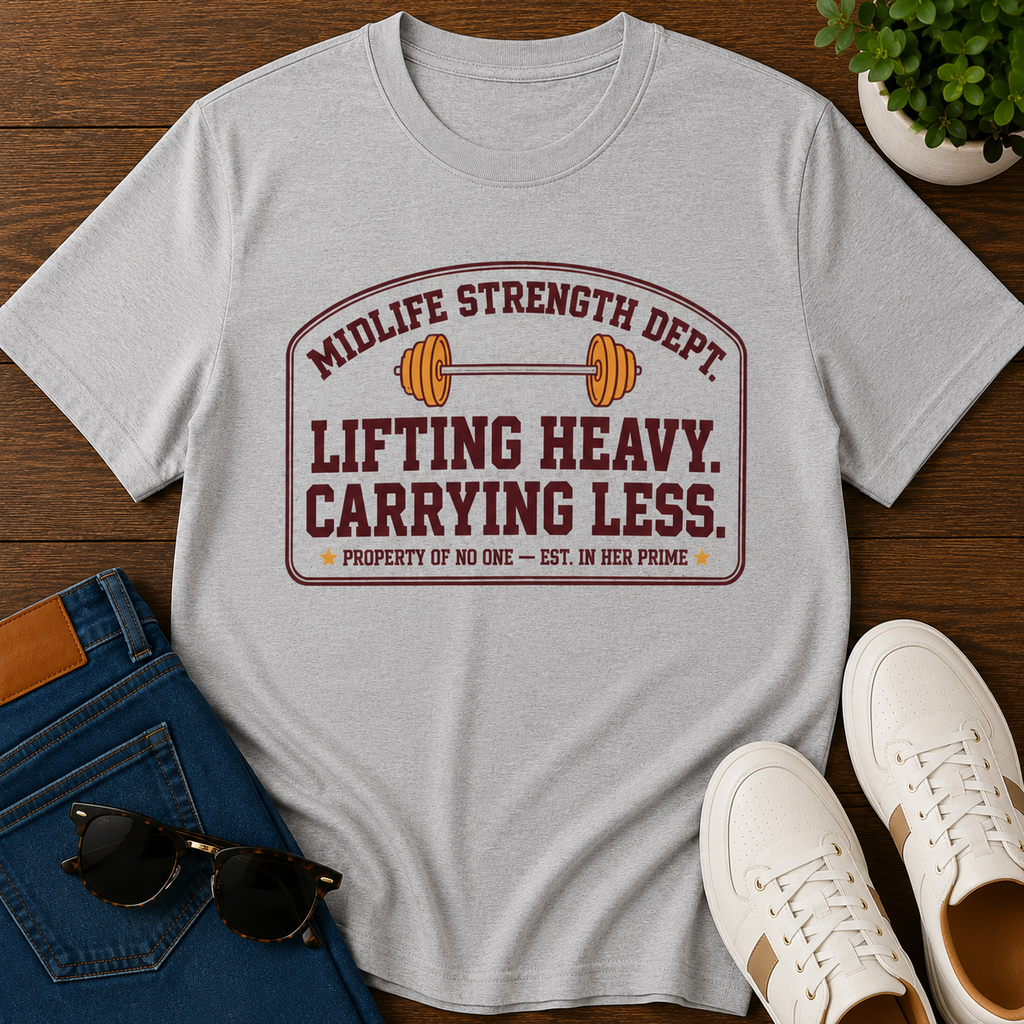 Midlife Strength Dept. Women's Relaxed T-Shirt